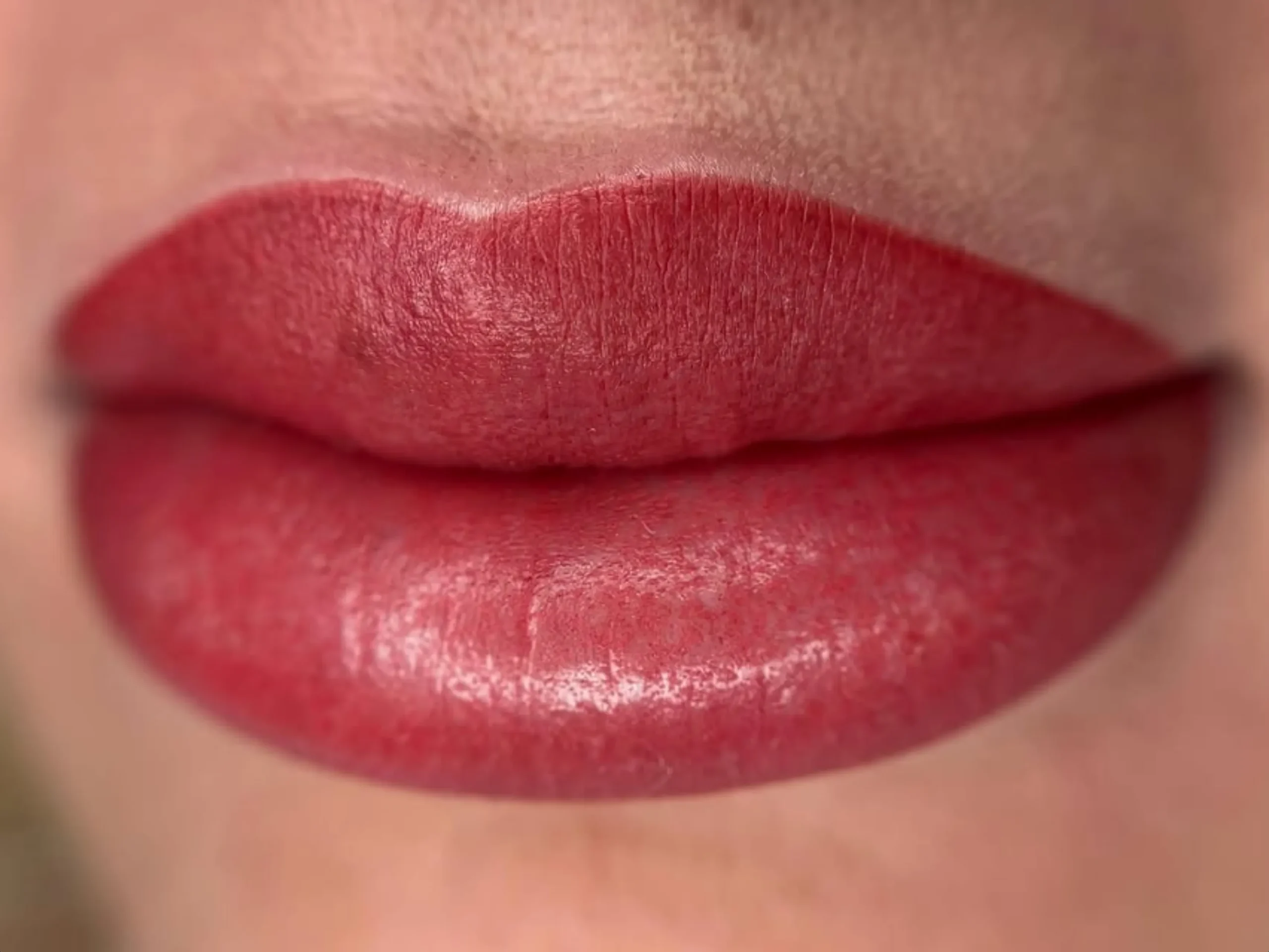 lip tattoo after healing