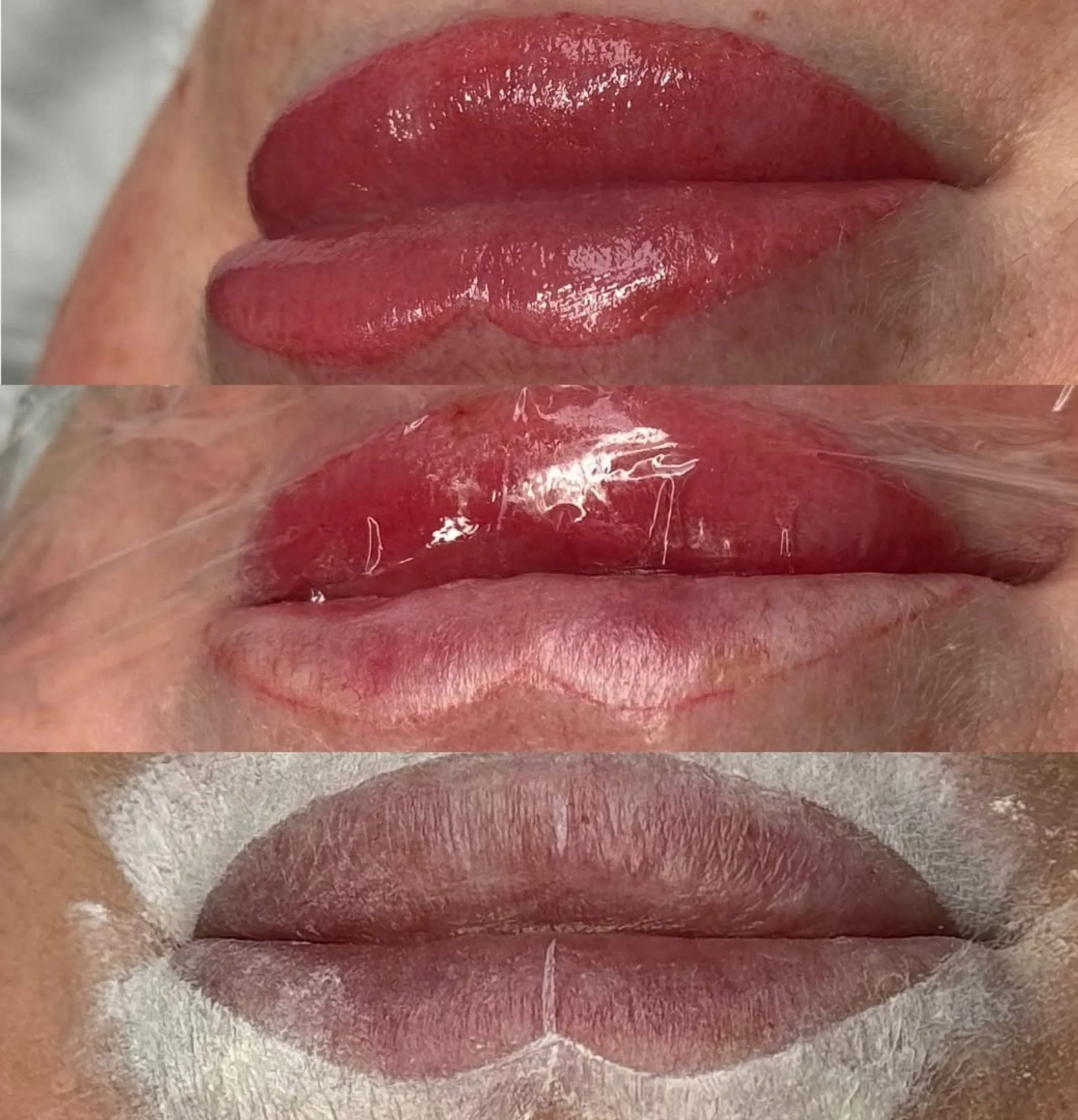 lip tattoo visibility when talking