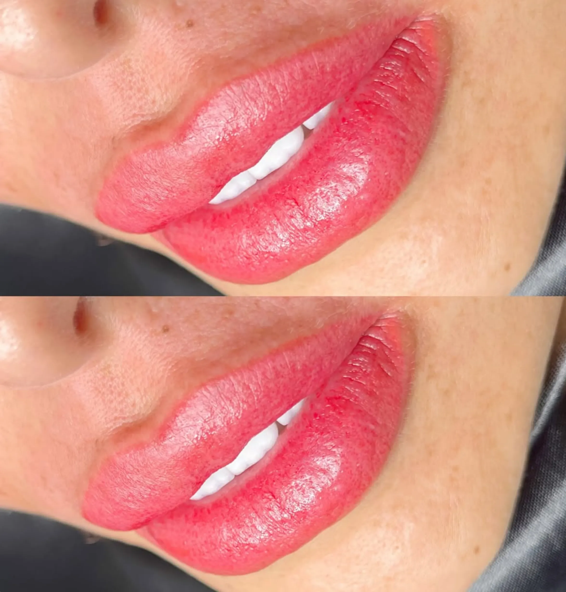 natural lip tattoo look